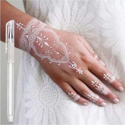 Bolígrafo marcador de gelblanco