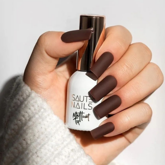 Top Matt Coat No Wipe Acabado Mate Saute Nails 8 ml.