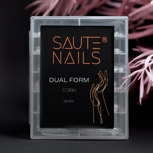 Dual Form Coffin Saute Nails 120ud.