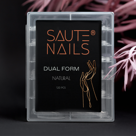Dual Form Natural Saute Nails 120ud.
