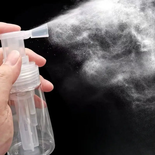 Botella con dispensador de polvo 180 ml