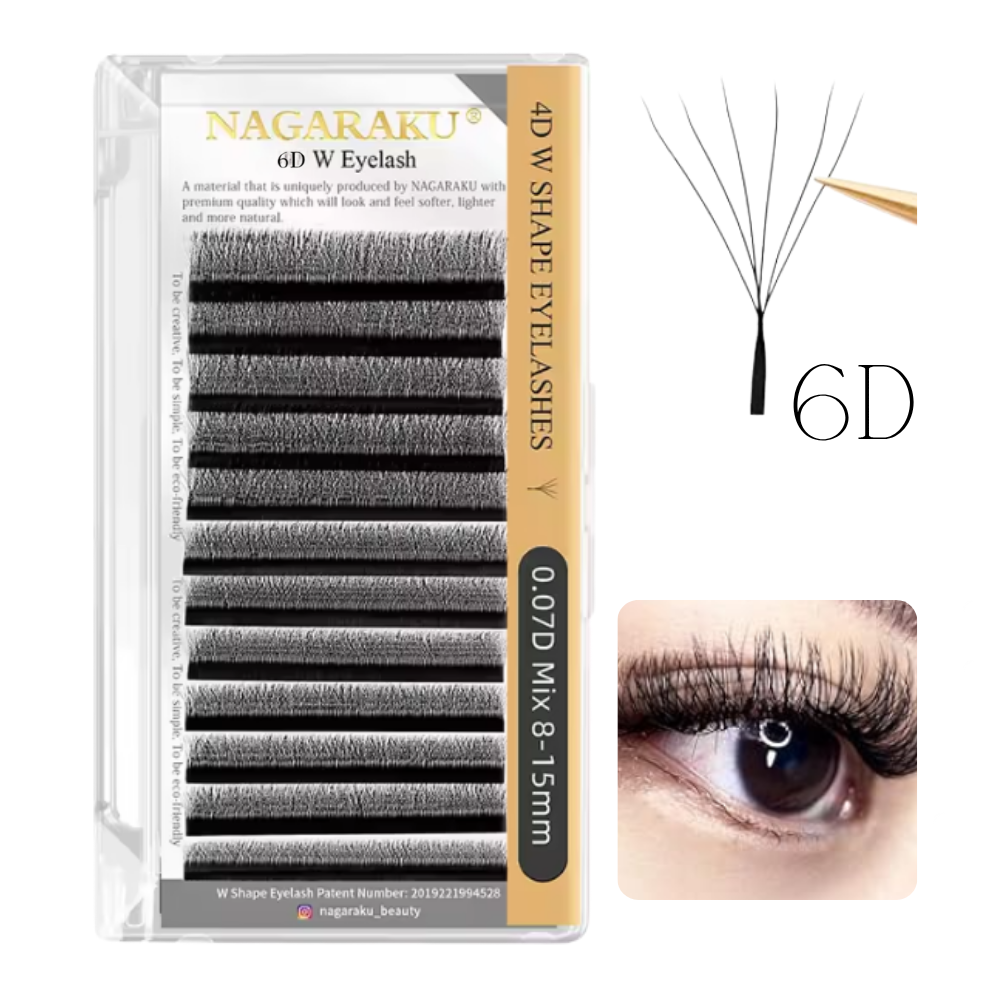 Extensiones de pestañas ABANICO MIX
