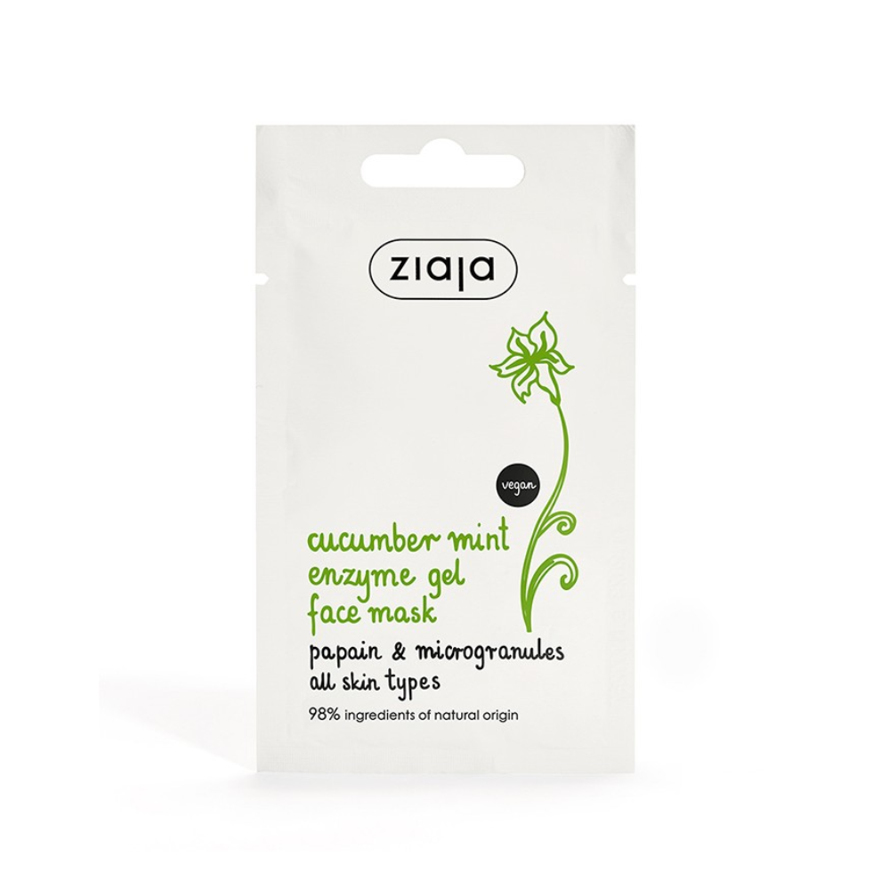 Mascarilla Facial Enzimática Ziaja Pepino y Menta 7ml