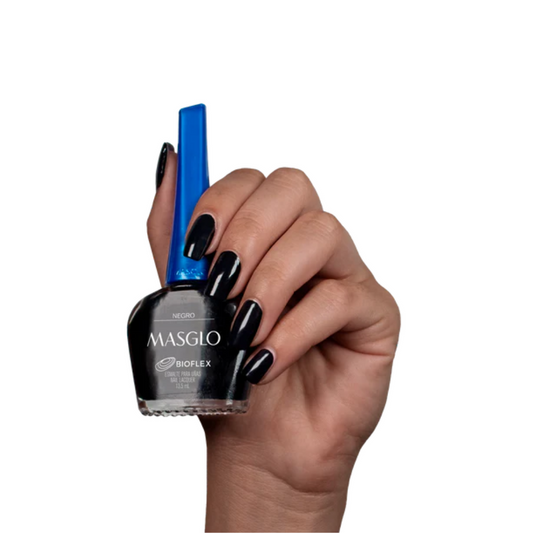 Negro Esmalte Tradicional Masglo 13,5ml.
