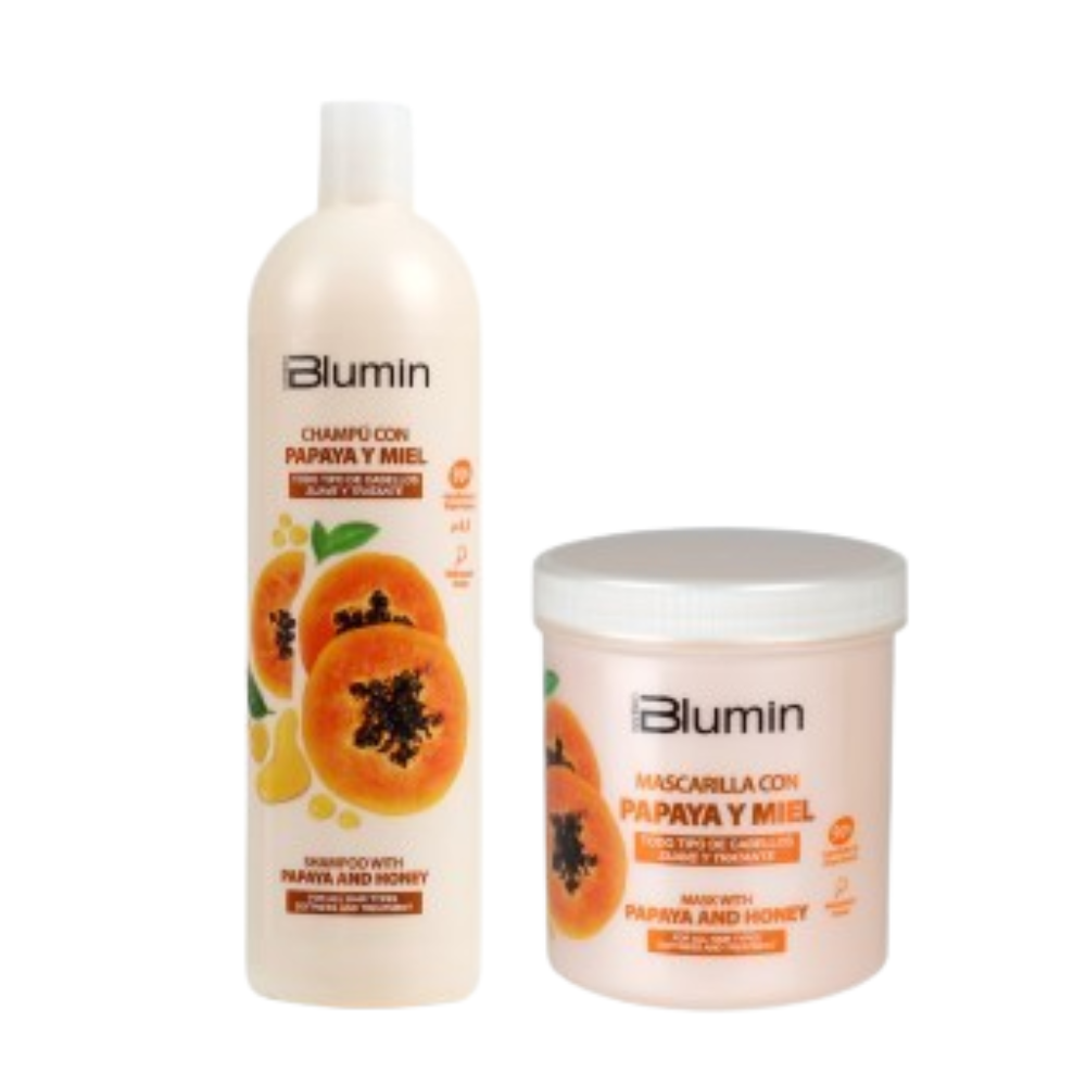 Pack Blumin Urban TAHE Papaya & Miel Nutrición y Reparación Capilar