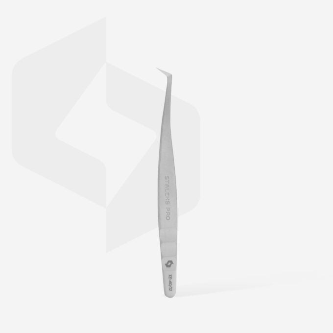 Pinza para extensiones de pestañas Expert 40-12 Staleks