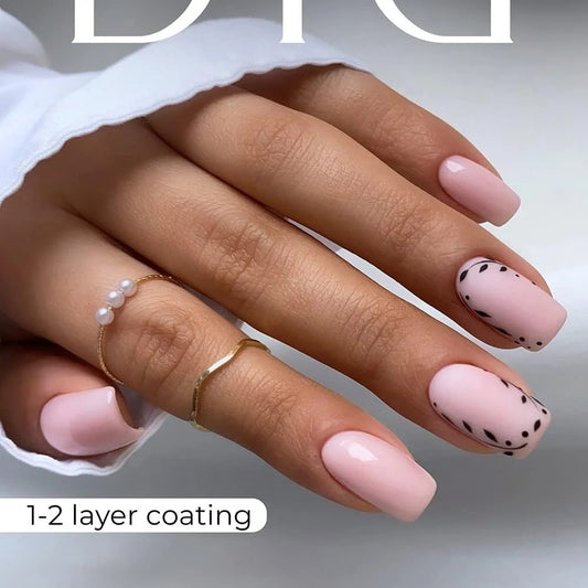 Base rubber light pink Didier Lab 10ml caucho natural autonivelante camuflaje, esmalte gel semipermanente profesional, CADAK Beauty Alicante