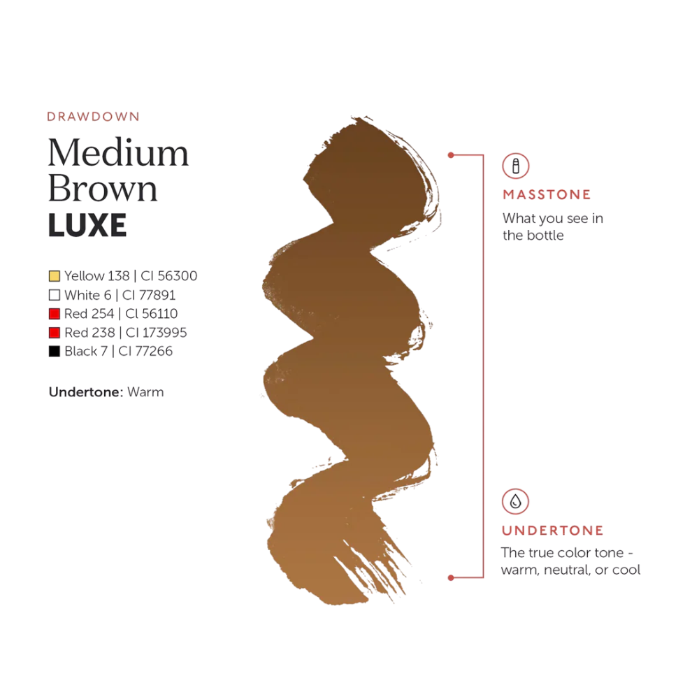3 Medium Brown Tina Davies I ❤️ Ink Collection Luxe