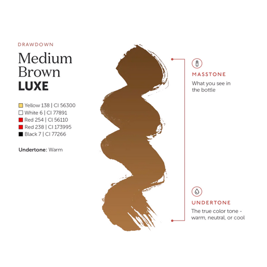 3 Medium Brown Luxe 15ml.