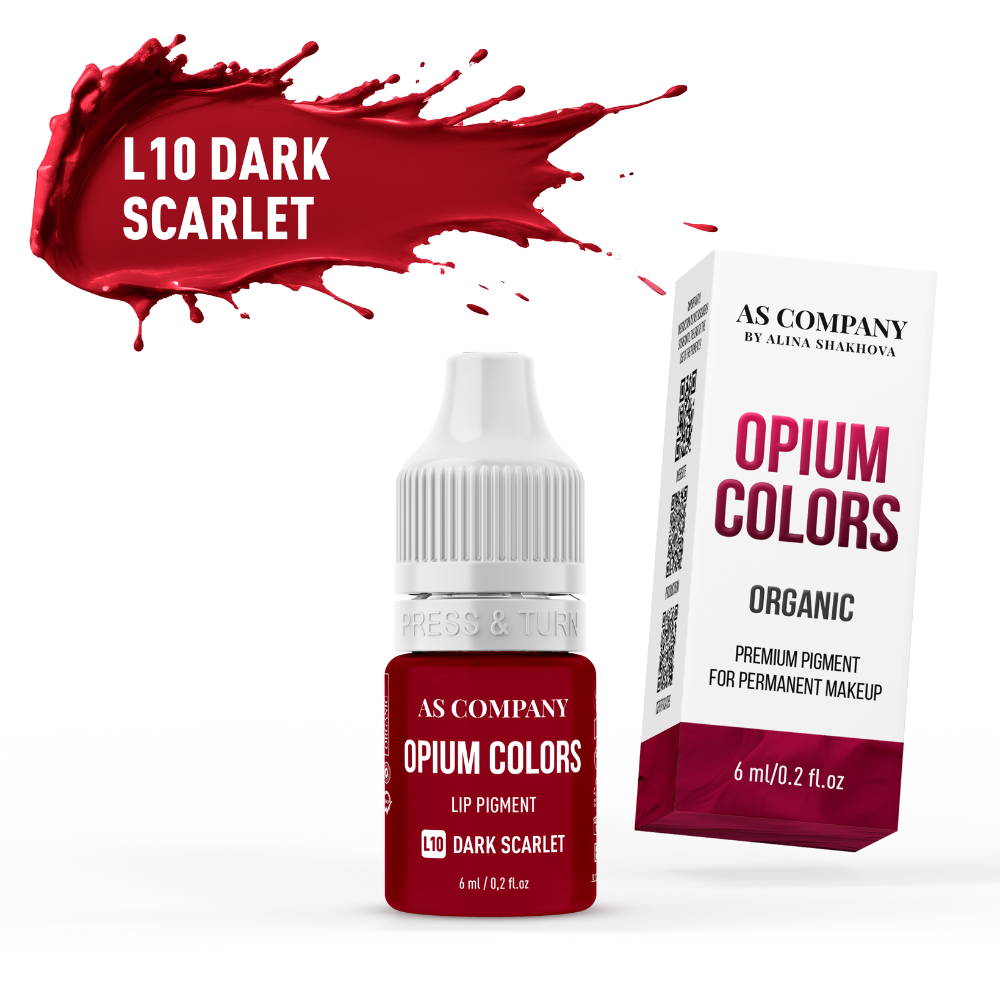 Dark Scarlet Opium Colors línea orgánica As Pigments