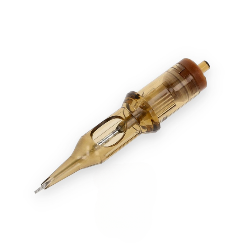 Agujas e cartucho con medidas tanto para micropigmentación como para microblading. Marca Kwadron.