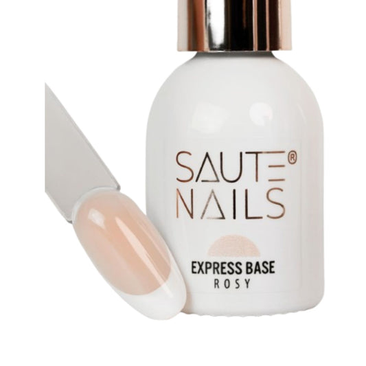 Base Express Híbrida Rosy Saute Nails 8ml.