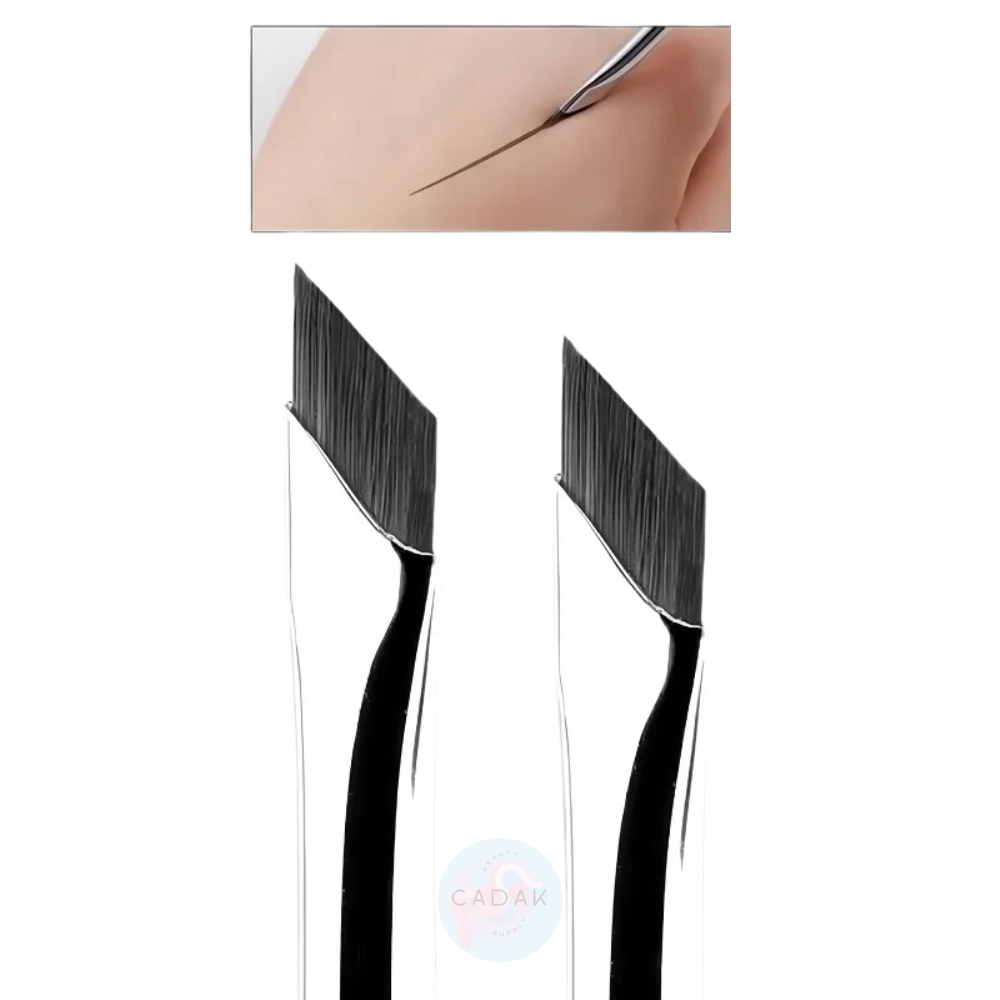 Brocha Angular para Cejas – Especial Henna, Tinte y Micropigmentación