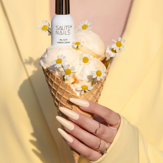 Lemon Cream Esmalte Semipermanente Saute Nails 8ml.