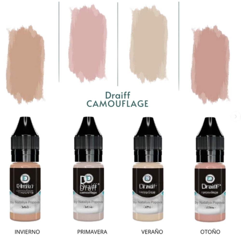 Miniset Camuflaje linea hibrida Draiff 6ml.