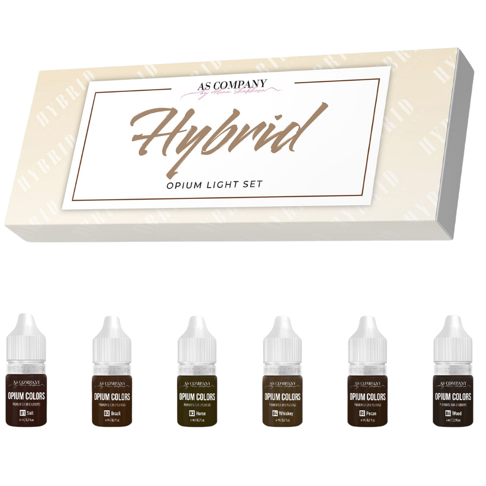Set Hybrid Colors línea híbrida As Pigments
