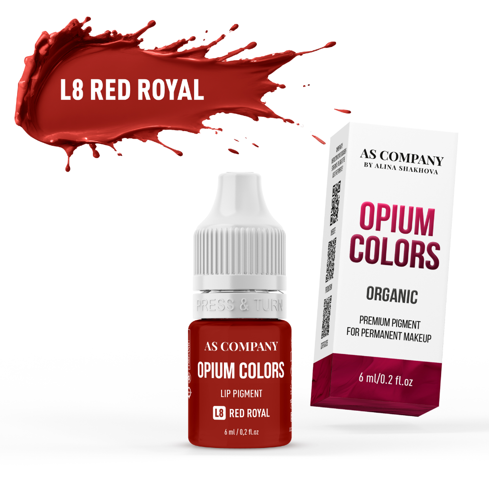 Red Royal Opium Colors línea orgánica As Pigments