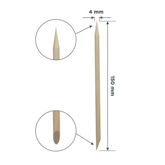 Palito de Naranjo madera para manicura profesional STALEKS