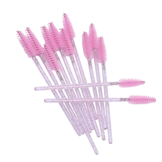Cepillos Desechables Glitter Glam para Pestañas y Cejas