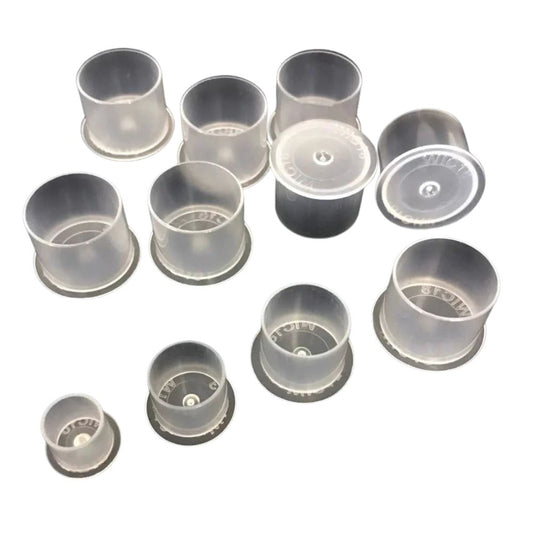 Cápsulas transparente c/base