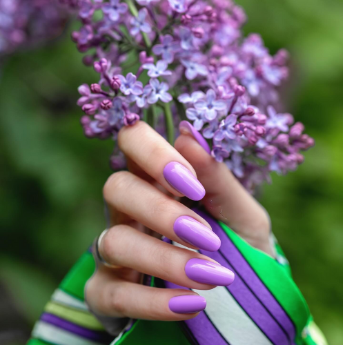 Lilac Esmalte Semipermanente lila Saute Nails 8ml libre HEMA TPO disponible tienda Alicante