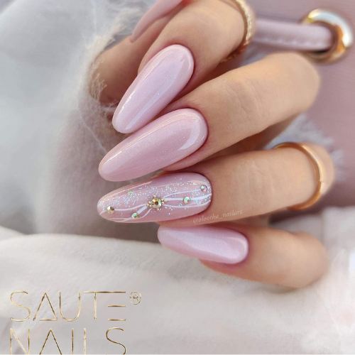 Saute Bling Esmalte Semipermanente con brillo Saute Nails 8ml libre HEMA TPO disponible tienda Alicante