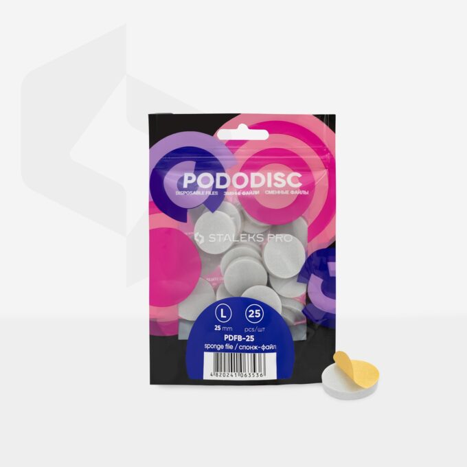 Lima Esponja Desechable Para Pododisc Staleks 25ud.