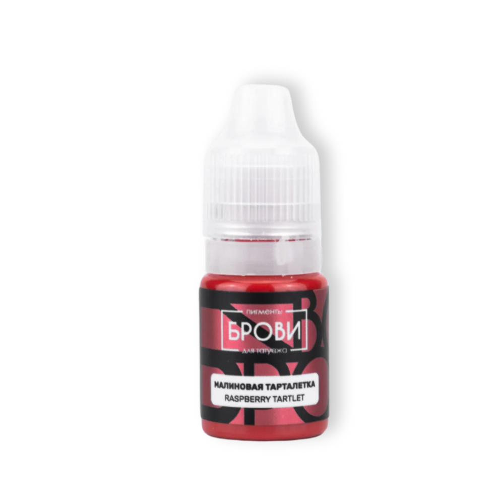 Raspberry Tartle pigmento rosa-rojo vibrante para micropigmentación de labios.