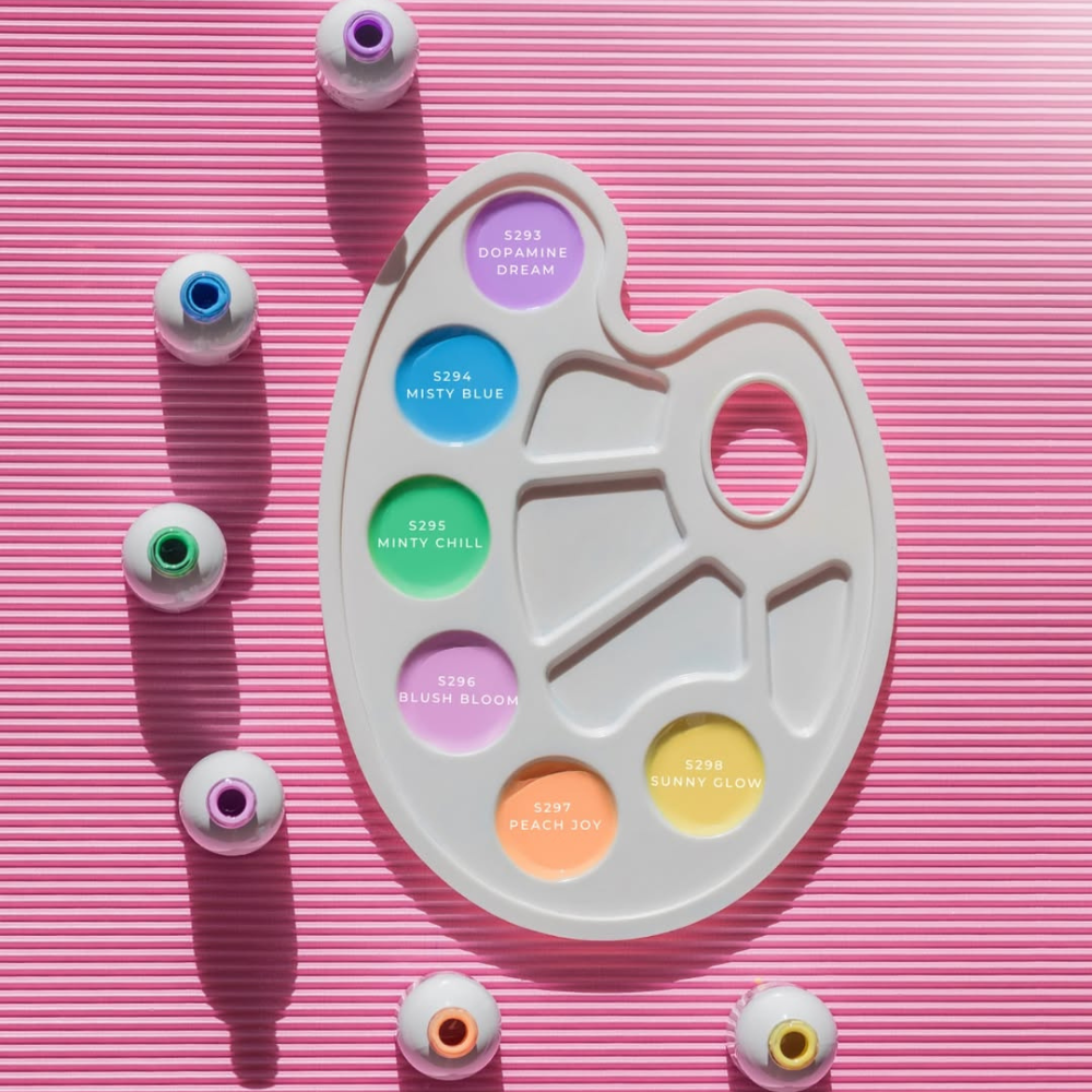 Pastel Positive esmaltes semipermanentes Saute Nails 6x8ml.