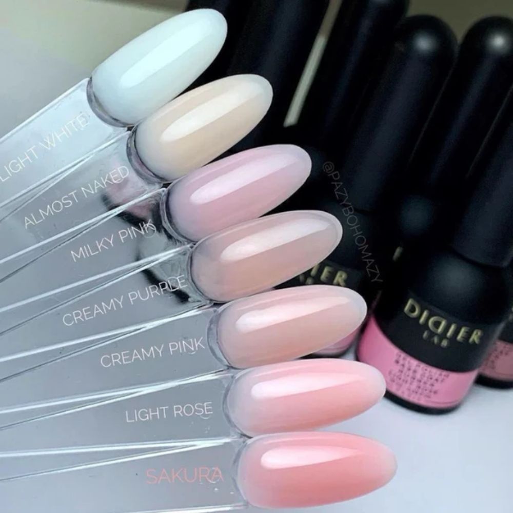 Top Coat no wipe Milky White Didier lab 10ml.