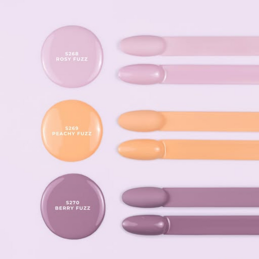 Spring Fuzz esmaltes semipermanentes Saute Nails 4x8ml.