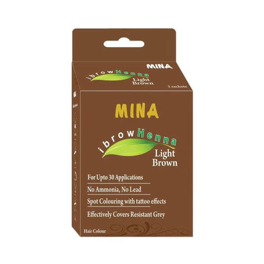 Henna Light Brown Kit Profesional para Cejas Vegano Mina IBrow