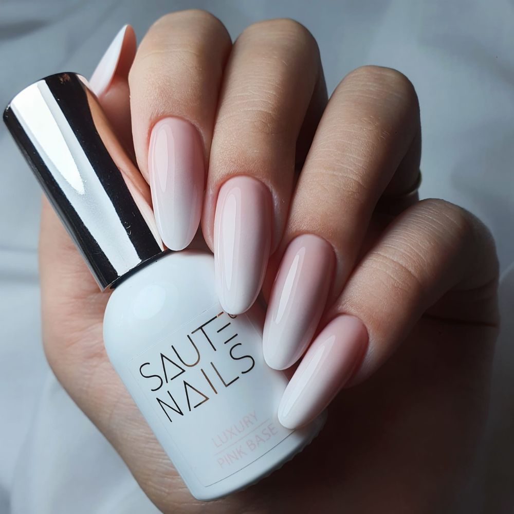 Base Luxury Pink Autonivelante Saute Nails 8ml.