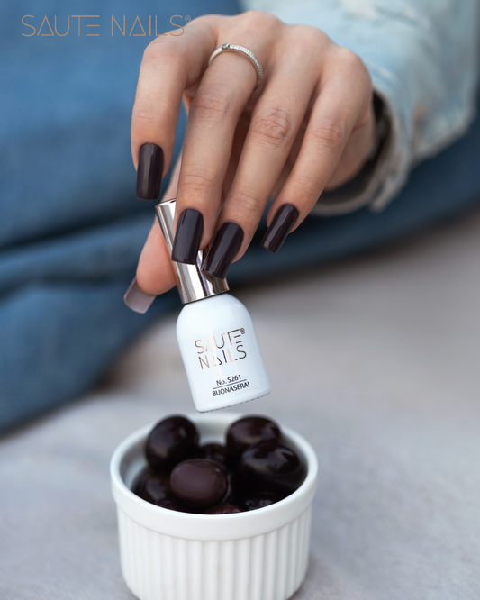 Esmalte semipermanente Saute Nails BUONASERA! marrón gris elegante – CADAK Beauty Supply