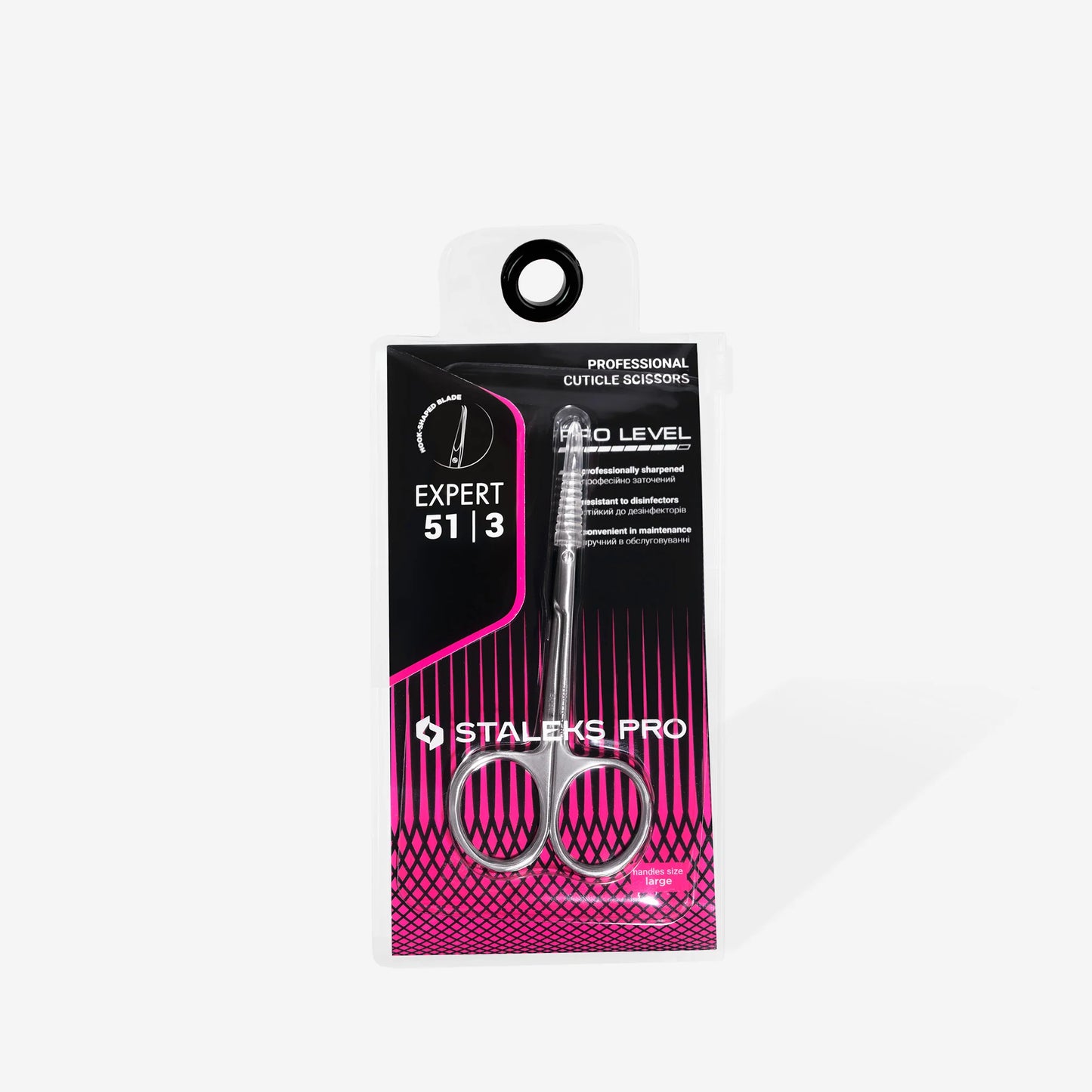 Tijeras para Cutículas Expert 51 Type 3 c/gancho Staleks