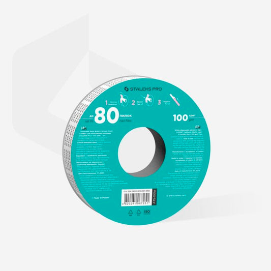 Cinta Abrasiva Desechable Blanca - Lima fina Base Adhesiva - Expert Staleks