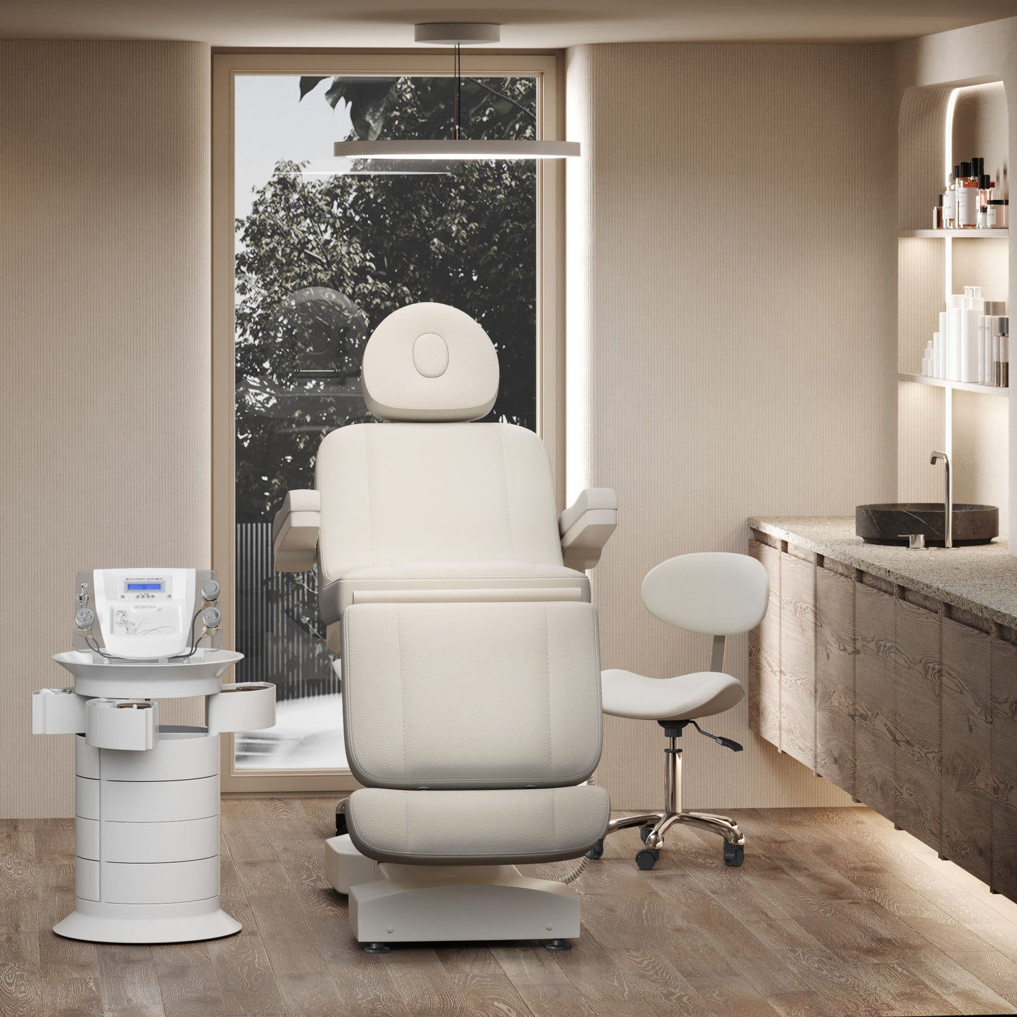 Carrito Auxiliar Espera GiroCo Blanco 15 Cajones