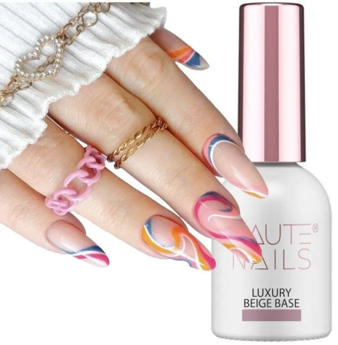 Base Luxury Beige Autonivelante Saute Nails 8ml.