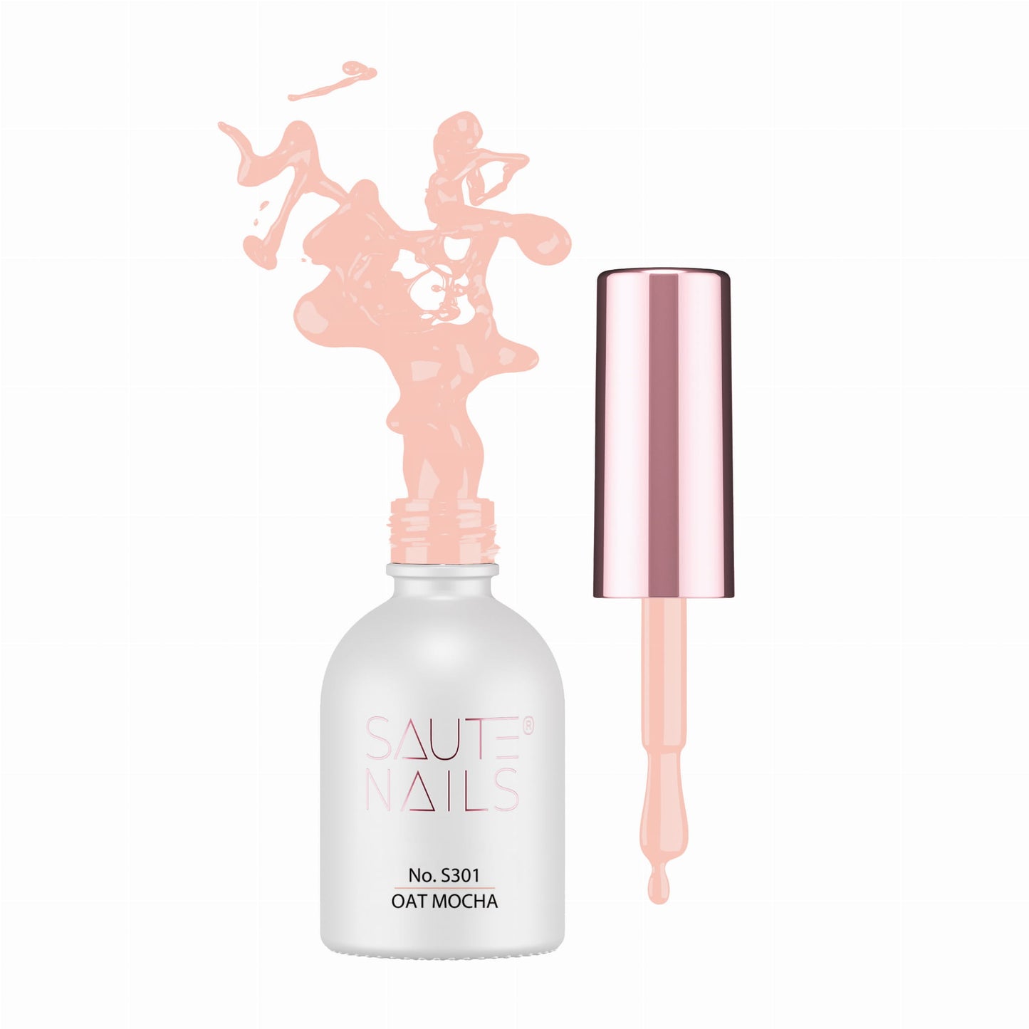 Mocha Essence esmaltes semipermanentes Saute Nails 4x8ml.