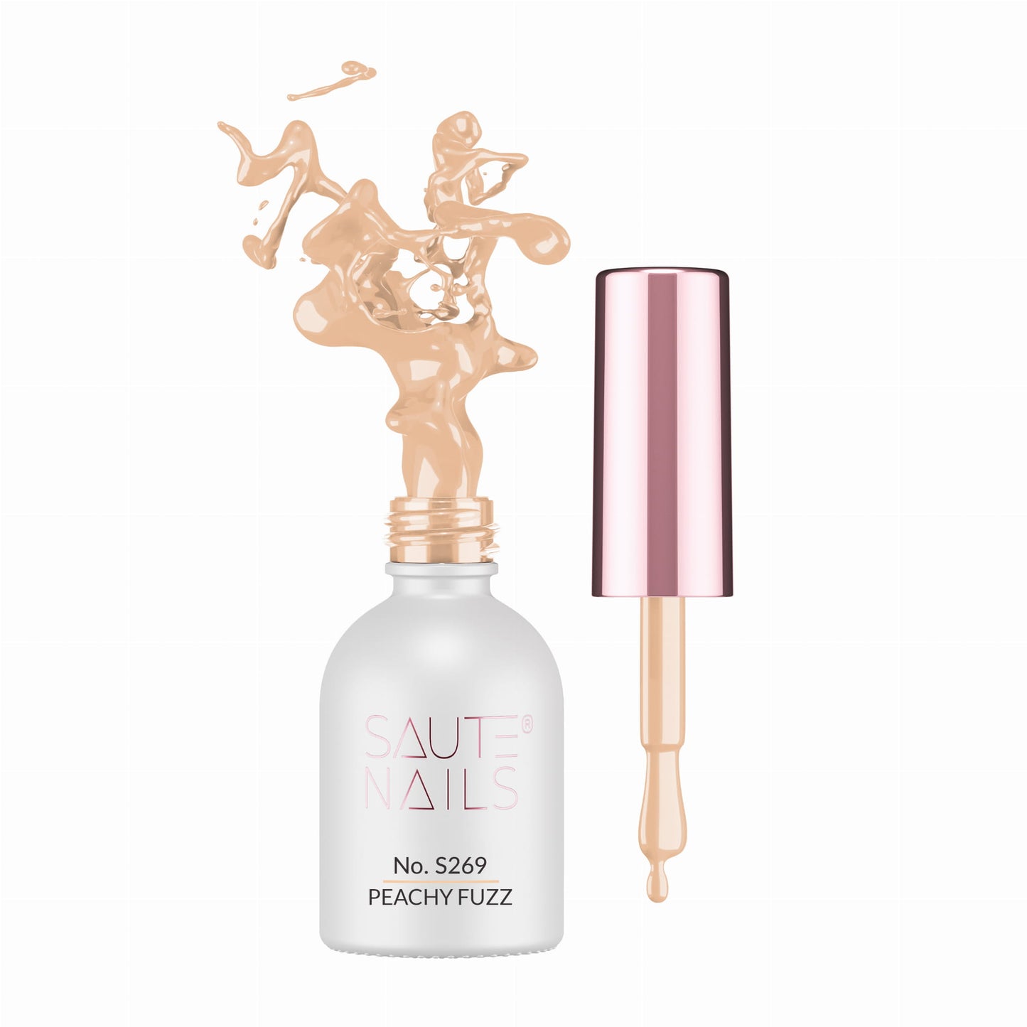 Peachy Fuzz Esmalte Semipermanente Saute Nails 8ml.