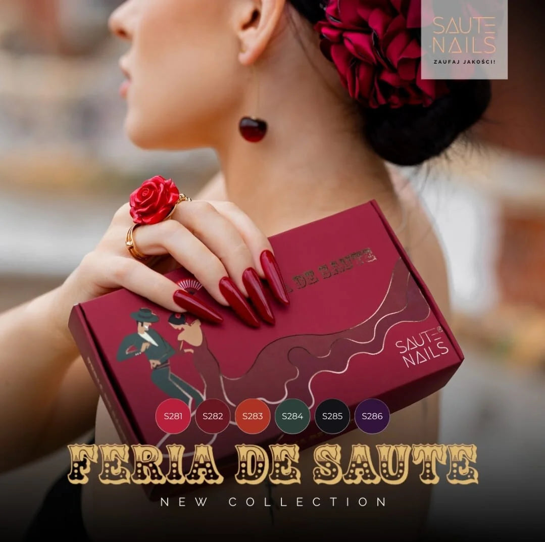 Feria de Saute esmaltes semipermanentes Saute Nails 6x8ml.
