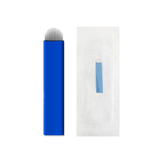 Agujas microblading 18U 0.25mm Pack 10ud.