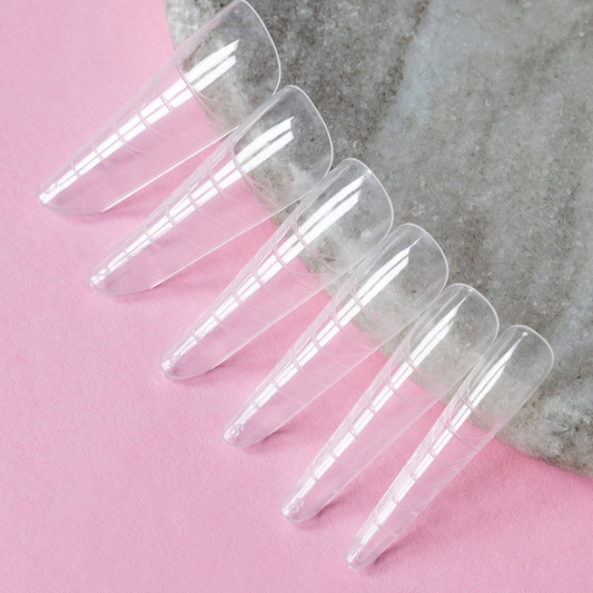 Dual Form Moldem Almond Saute Nails 120ud.