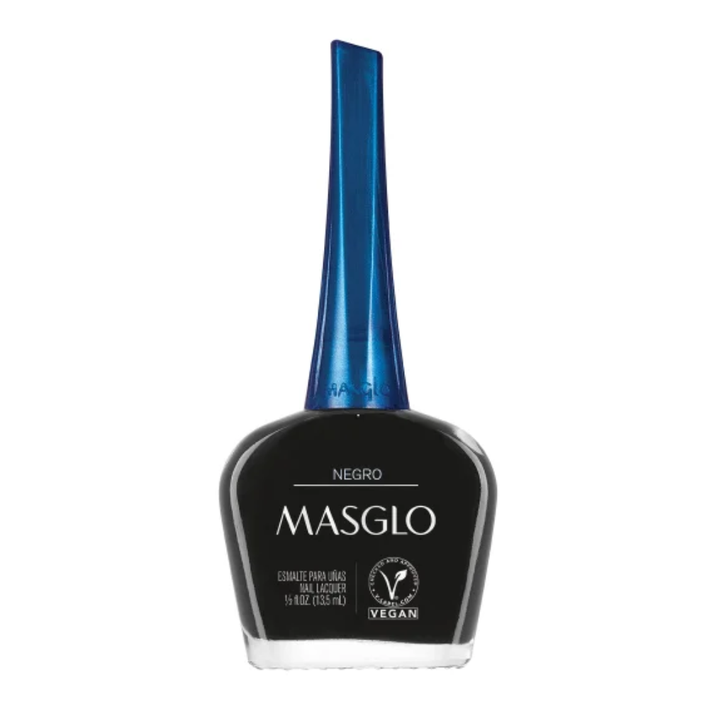 Negro Esmalte Tradicional Masglo 13,5ml.