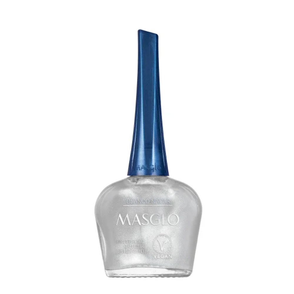 Blanco Nácar Esmalte Tradicional Masglo 13,5ml.