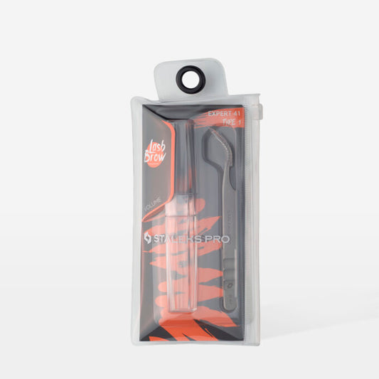Pinza para extensiones de pestañas Expert 41-1 Staleks
