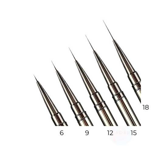 Set 5 pinceles punta fina nails art