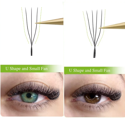 Extensiones de Pestañas Tecnológicas U Nagaraku  0,07mm