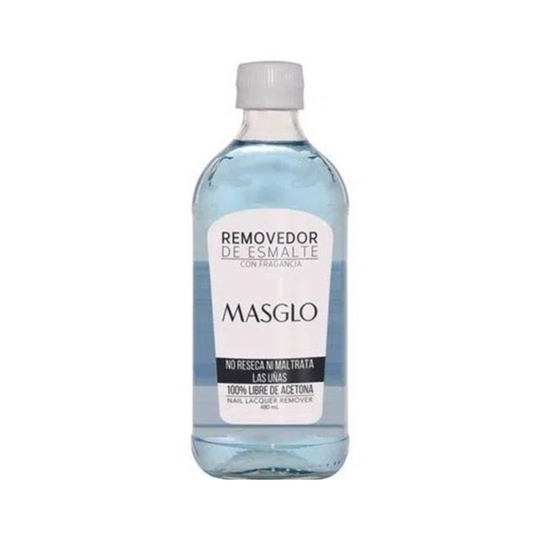 Removedor de Esmalte Masglo Fragancia Azul 480 ml