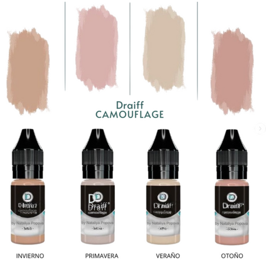 Miniset Camuflaje linea hibrida Draiff 6ml.